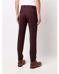 Темно-красные брюки чинос от Pt01