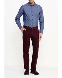 Темно-красные брюки чинос от Top Secret