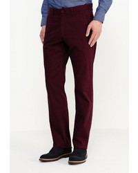 Темно-красные брюки чинос от Top Secret