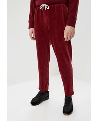 Темно-красные брюки чинос от Topman