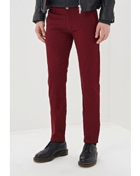Темно-красные брюки чинос от Young & Rich