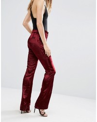 Женские темно-красные брюки от The Jetset Diaries