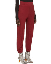 Женские темно-красные брюки от Vetements