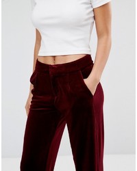 Женские темно-красные брюки от Gestuz