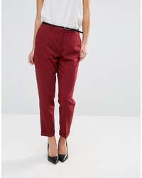 Женские темно-красные брюки от Asos