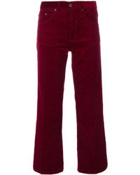 Женские темно-красные вельветовые брюки от Marc Jacobs