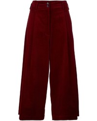 Женские темно-красные вельветовые брюки от Vanessa Bruno