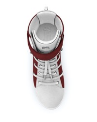 Мужские темно-красные высокие кеды от Swear