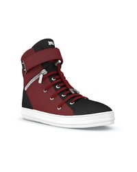 Мужские темно-красные высокие кеды от Swear