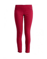 Темно-красные джинсы скинни от Jennyfer