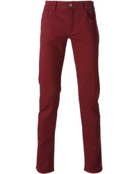 Мужские темно-красные джинсы от Dolce & Gabbana