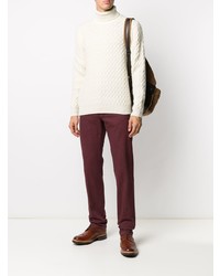 Мужские темно-красные джинсы от Kiton