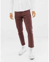 Мужские темно-красные джинсы от New Look