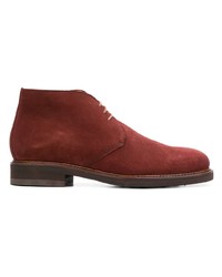 Темно-красные замшевые ботинки дезерты от Berwick Shoes