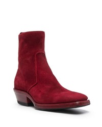 Мужские темно-красные замшевые ботинки челси от Premiata