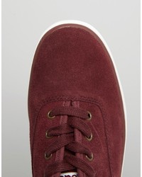 Женские темно-красные замшевые кеды от Keds