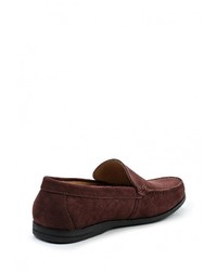 Мужские темно-красные замшевые лоферы от Vitacci