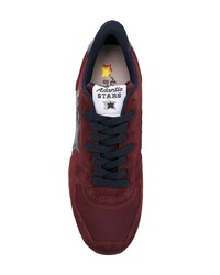 Мужские темно-красные замшевые низкие кеды от atlantic stars