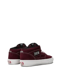 Мужские темно-красные замшевые низкие кеды от Vans