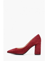 Темно-красные замшевые туфли от Argo
