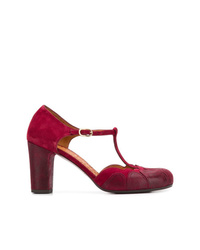 Темно-красные замшевые туфли от Chie Mihara