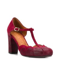 Темно-красные замшевые туфли от Chie Mihara