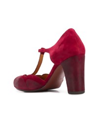 Темно-красные замшевые туфли от Chie Mihara