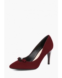 Темно-красные замшевые туфли от Lisette