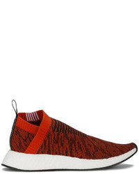 Мужские темно-красные кеды с леопардовым принтом от adidas