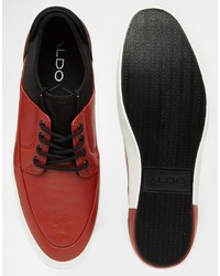 Мужские темно-красные кеды от Aldo