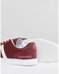 Мужские темно-красные кеды от Lambretta