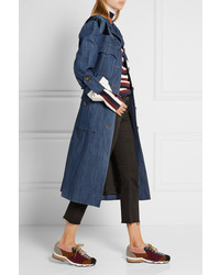 Женские темно-красные кеды от Fendi