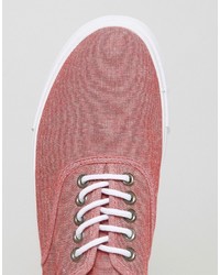 Мужские темно-красные кеды от Asos