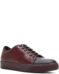 Мужские темно-красные кеды от Lanvin