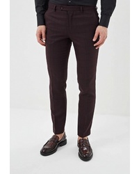 Мужские темно-красные классические брюки от Bazioni