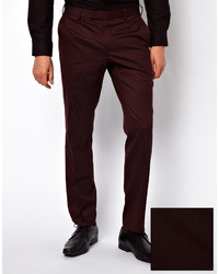 Мужские темно-красные классические брюки от Lambretta