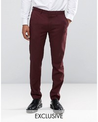 Мужские темно-красные классические брюки от ONLY & SONS