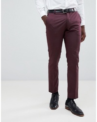 Мужские темно-красные классические брюки от Selected Homme
