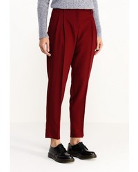 Женские темно-красные классические брюки от Tru Trussardi