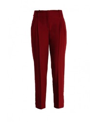 Женские темно-красные классические брюки от Tru Trussardi