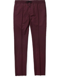 Мужские темно-красные классические брюки от Valentino