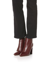 Темно-красные кожаные ботильоны от IRO