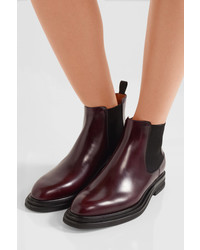 Женские темно-красные кожаные ботинки челси от Church's