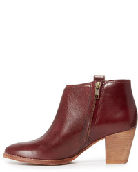Женские темно-красные кожаные ботинки от Madewell