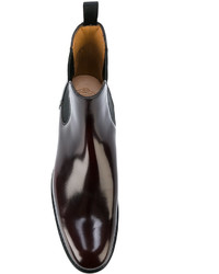 Женские темно-красные кожаные ботинки от Church's