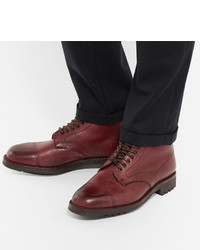 Мужские темно-красные кожаные ботинки от Cheaney