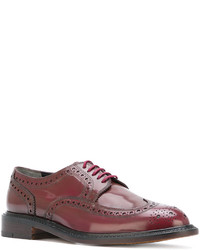 Женские темно-красные кожаные броги от Robert Clergerie