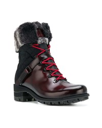 Женские темно-красные кожаные зимние ботинки от Rossignol
