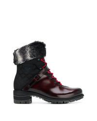 Женские темно-красные кожаные зимние ботинки от Rossignol
