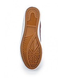 Женские темно-красные кожаные кеды от Bella Comoda